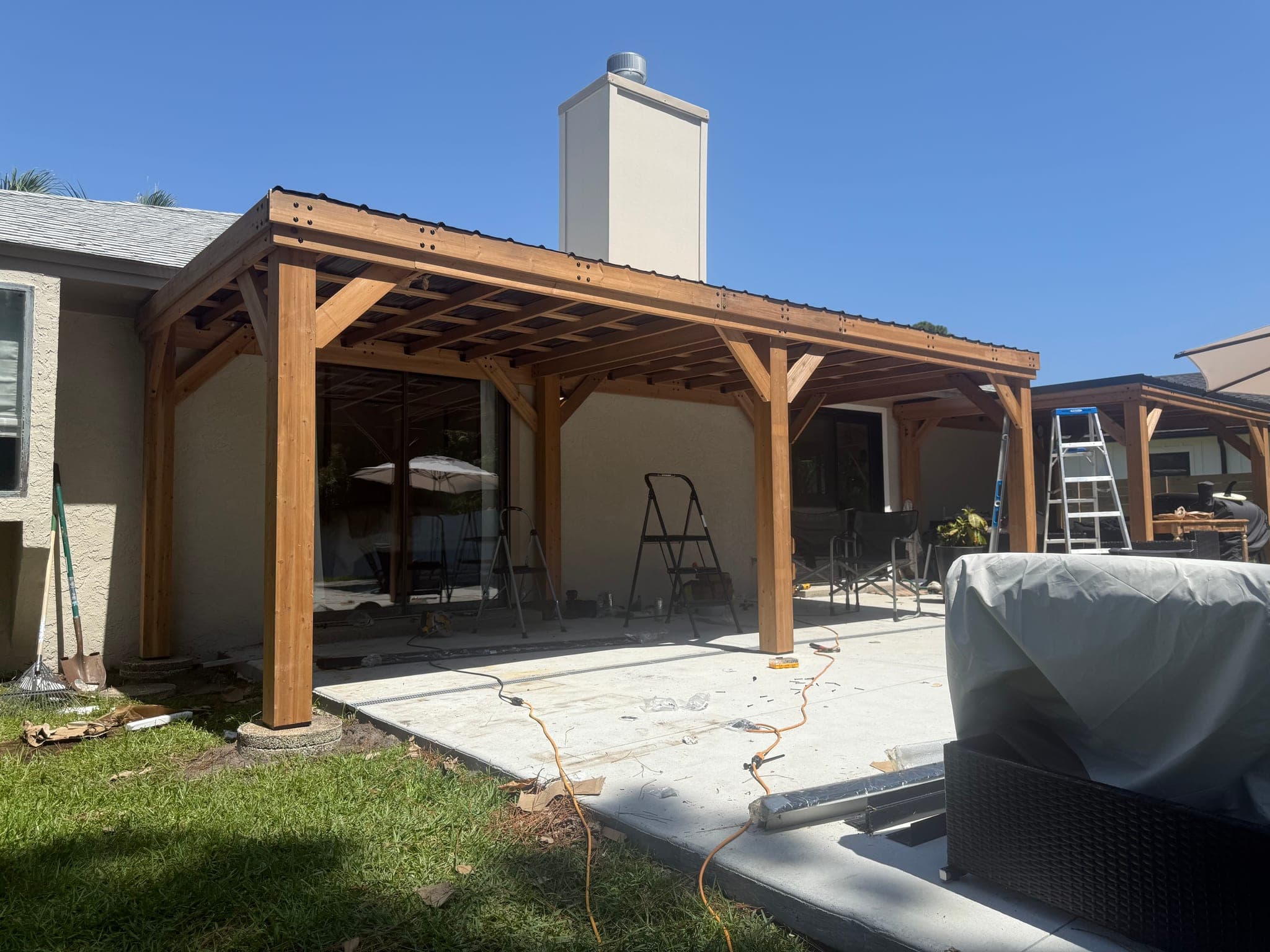 Backyard Pergola Build